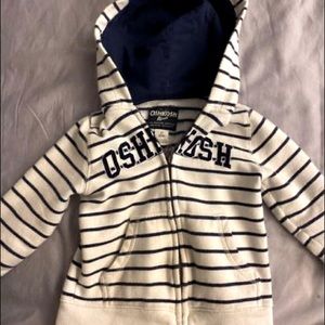 OshKosh Zip Up Hooded Sweatshirt 3T